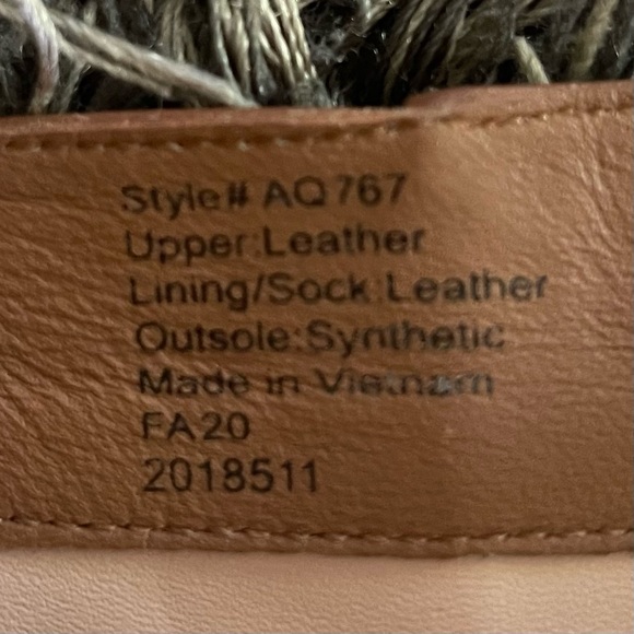 J. Crew Tan Brown Leather Western Boots Burnished Sand Sz 11 NEW WITHOUT BOX! - Picture 8 of 11